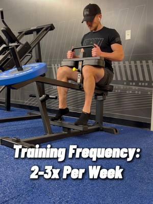 Follow this Training Split to Help Grow Your Calves ✅ Training Frequency: 2-3x Per Week ✅ Sets: 3-4 Per Workout ✅ Reps: 8-12 Per Set ✅ Incorporate a 1-2 Second ISO Hold in the Lengthened Position ✅ Training Intensity: 1-2 RIR (Reps in Reserve) Note: This can be followed with any loaded calf raise exercise Stop living the small calf life and give this a go 🫱🏻‍🫲🏻 #workoutroutine #training #fitnesstips #bodybuilding #gym #strengthtraining #gronkfitness 