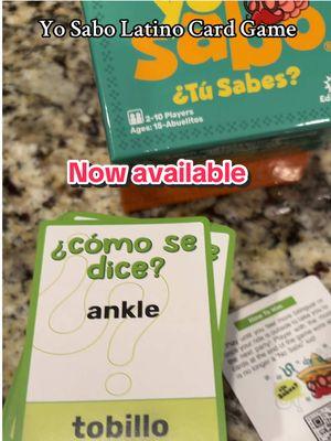 Yo Sabo Latino Card Game #cardgames #yosabo #fun #familytime 