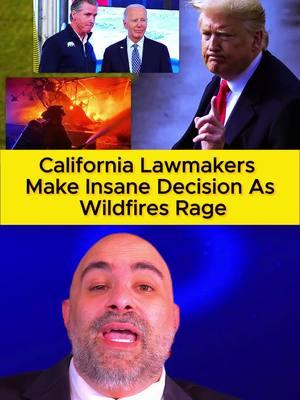 #California #Lawmakers Make Insane Decision As Wildfires Rage#breakingnews #donaldtrump #news #kamalaharris #biden #america #usa🇺🇸