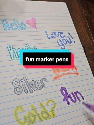 these are fun to write with! #markers #journalpens #art #pens #tiktokmademebuyit #tiktokshopfinds 