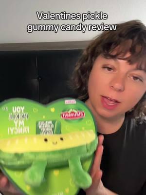 Valentine's Day pickle gummy candy review from Walmart #ValentinesDay #picklegummy #pickles #candyreview #stephandclover #stephtravels1 