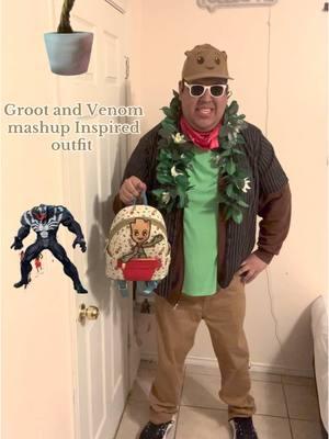 My first attempt of a Venom and Groot mashup inspired outfit 🤎💚🖤🤍🌳🌿🍃🎧🎶🕺🪩 #guardiansofthegalaxy #guardians #groot #iamgroot #babygroot #guardiansofthegalaxy2 #tree #venom #marvel #marvelstudios #marvelstudiofans #cosplay #cosplayer #marvelcosplay #fashiontiktok #cosplaying #venomcosplay #mashup #collaboration @Marvel Entertainment 