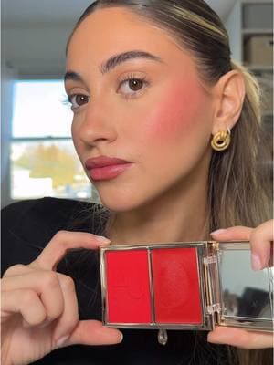 four NEW @Patrick Ta Beauty Blush Duo Shades!! trying on shade SHE LEFT ME ON RED❤️ im absolutely obsessed, which shade should I try on next ? available on patrickta.com on 1.13 and @sephora on 1.14 #makeup #makeuptok #blush #patricktabeautypartner @patrick ta 