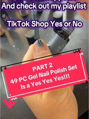 If TikTok is banned I’d wish I would’ve gotten this before it was. 49 PC Gel Nail Polish Set for under $50!! #TikTokShop #tiktokban #gelnailsathome #gelnailspolishset #nailsathome #skipthesalon #diynailsathome #NewYearFinds #ttstastemakers #newyearnewyou 