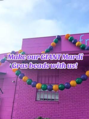 You know it’s officially Mardi Gras when the beads go up! It’s our favorite time of year and we cannot wait to party with y’all all Mardi Gras Season Long! #fringeandcompany #mardigras #neworleans #mardigras2025 #mardigrasdecor 