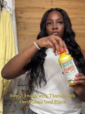 We give this oral care routine a 10/10👏👏  #therabreath @TylahZhane #mouthwash #tiktokmouthwash #freshbreath #smile #oralhealth #therabreathoralrinse #teethtok #dental #badbreath #hack #orangecap #deepclean 