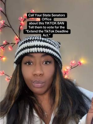 Replying to @RJ call your state senator office ! Google the number leave a voicemail! Tell them to vote yes to Extend the TikTok Deadline Act  #tiktokban #longlivetiktok #rednote 