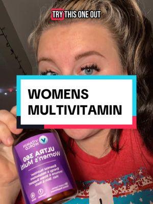 all my ladies NEED this one!! #fyp #vitaminworld #womensmultivitamin #supplements #health #womenshealth #mustwatch #vitamin #essential #nutritiontips #tipsforgirls @VitaminWorld 