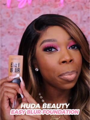 I tried the @Huda Beauty Easy Blur Foundation in the shade 440G Cinnamon 🤎✨. What do we think? 👀 Check out my LTK for the links to the foundation and primers I used! 💖 FOUNDATION | Huda Beauty Easy Blur Foundation “Cinnamon 440G” 💖 PRIMERS | @ONE SIZE BEAUTY Extreme Mattifying Alkaine Primer (Oily areas) & @milkmakeup Hydrogrip Primer  #hudabeauty #blackgirlmakeup #makeupreview #easyblurfoundation #foundationreview #makeuptok #blackgirltiktok