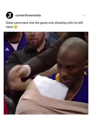 Kobe only shot with his left hand 😤 #cornerthreemedia #basketball #NBA