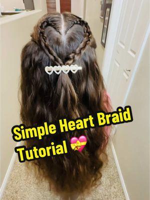 A quick video showing how we did this simple braided heart 💖 this song is so catchy 🎶  #braids #braiding #braidinghair #braidedhairstyles #braidstyles #braidedheart #halfuphalfdownhairstyle #braidwaves #braidreels #hairreels #hairstylereels #peinados #trenzas #hairtutorial #braidtutorial #hairstyletutorial #hairstylesforgirls #funhairstyles #valentinesdayhair #schoolhairstyles #hairfordays #braidvideo #hairvideos #hairstylevideo #howtobraid #braidideas #braidinspo #braidsontiktok #hairtok