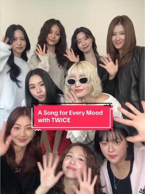 In this episode of #ASongForEveryMood, we asked the #Kpop group @TWICE for their favorite workout song, dream wedding song, and more. Be sure to check out the group's new album featuring Megan Thee Stallion, out now! #TWICE