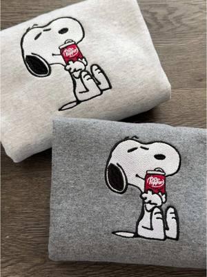 This is your sign to get matching Dr Pepper sweatshirts w your bestie ✨ #drpepper #sodapop #drpepperlover #snoopy #snoopylover #embroideredsweatshirt #matchingsweatshirts #matchingset #snoopylover #peanutssweatshirt 