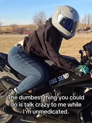 Watch out..  #fyp #bikergirls #girlswhoride #yamaha #trending #bikergirlsoftiktok #biketok #BookTok #helmettok #girlbiker #real #relatable #funny #bikergirl #trendy #viral #bikelife #iowabikers#bikephotography 