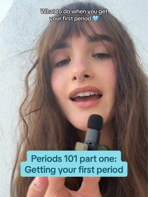 So you just got your first period or you think you might soon. Here’s what you can do 🩵 Follow along in our Periods 101 series! Comment any  period questions you have 👇 #periods #firstperiod #periodtips 