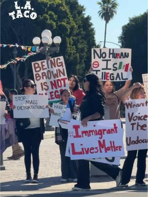 Scenes from this weekends  protest against threats of mass deportation. For the full story and more details, go to LATACO.COM  #losangeles #placitaolvera #protests 