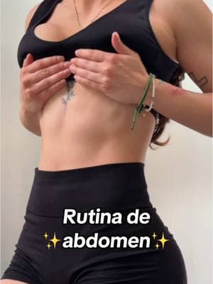 Mi nueva rutina de abdomen! 🥰 Si está dura pero uuuffff buenisima! Entre cada circuito, tomamos break de 1:30 - 2 min. Los ejercicios que yo hice con mancuernas los pueden hacer sin peso. Me avisan que les precio! 😘💖 #rutina #fitness #abs 