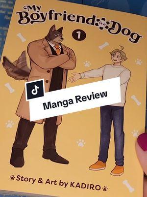 Figured I'd review one of the weirder ones while this app is still around. My boyfriend is a dog just didn't distinguish the main animal characters enough from a pet for me. Like it was all stuff you'd do with your actual dog which was humorous but it wasn't balanced with enough actual dating stuff to really make it work for me. It just was kind of weird.  Also, to be clear, "adult stuff" is straight from the manga not my phrasing.  #mangareview #myboyfriendisadog #bl #romancemanga 