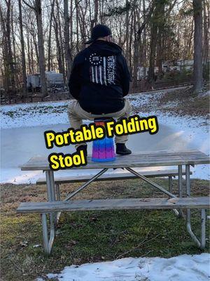 Upgraded collapsible stool #creatorsearchinsights #CampingGear #portablestool #camplife #positiverhyme #positiverhymefinds 