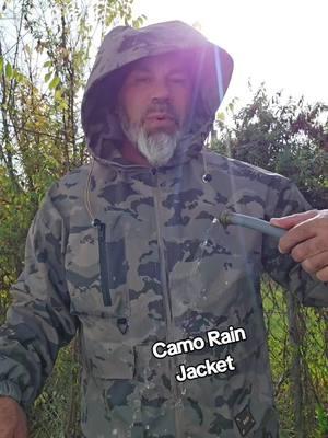 Camo Rain Jacket #jacket #rainjacket #camojacket #raingear #tiktokshopnewyearnewaura 