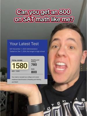 Getting an 800 on SAT math is difficult… but not impossible! Let’s see if we can solve a question like this together in order to get into the harder math module on the test. I bet we can do it! #SATPrep #SAT2025 #AceTheSAT #dsat #sat #digitalsat #sattutor #satmath 