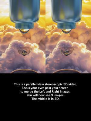 Contact This is a parallel view stereoscopic 3D video. Focus your eyes past your screen to merge the Left and Right images. You will now see 3 images. The middle is in 3D. #3Danimation #stereoscopicvideo #MagicEye #3Dvideo