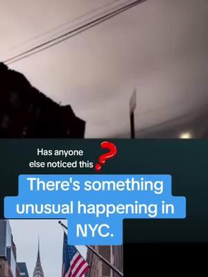 There's something unusual happening in NYC. The sky is an unusual light green and it's flashing. #NYC #flashing #mystery #Usatoday #something #NYCsky #Staystrong #fyp 