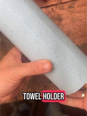 Yup, that’s right. It’s a paper towel holder. #papertowelchallenge #papertowel #papertowels #papertowelholder 