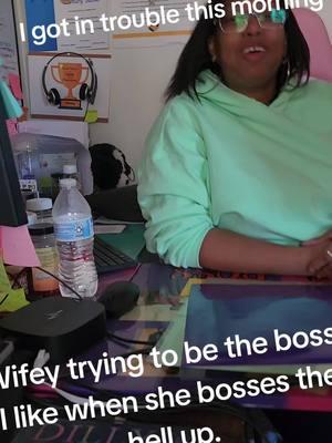 #wifeincharge  #wifeboss  #momboss  #headofthetable  #ceo  #cfo  #incharge  #hardwork  #hustle  #SmallBusiness  #crashingout 