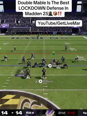 Double Mable Is The Best Lockdown Defense In Madden 25 #madden25 #madden25clips #fyp #fypシ #maddenultimateteam25 #madden #viral #defense #sweat #comp 