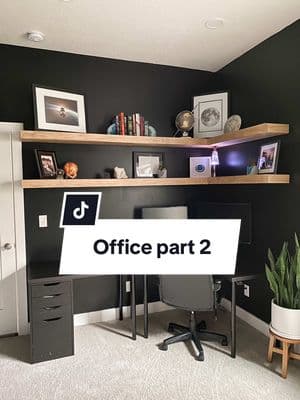 Part 2 office makeover! He loves his office and I’m so glad I was able to make it into something he loves! #officedesigns #officeinteriordesign #officemakeover