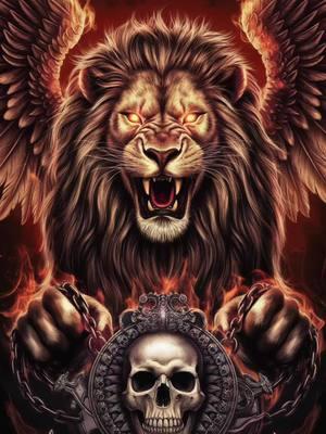 The lion's rage. #lion #roars #rage #Goks5 #custom #artwork #appreciation #live #3d #california #losangeles #fire #smile 