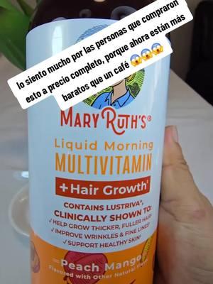 oferta relámpago del multivitaminico de Mary Ruths con el 50% de descuento y envío gratis  #maryruthsmultivitamin #multivitamin #maryruths #multivitamins #multivitaminsbenifits #multivitaminsuplement #multivitaminplushairgrowth #vitamin #vitamins #vitamines #hairgrowth #girl #women #womenshealth #womenssupportingwomen #crecimientodelcabello #caidadecabello #cabellosaludable #tiktoksuperbrandday #SuperBrandDay #TikTokShop #tiktokshopblackfriday #tiktokshopmademebuyit #flashsale 