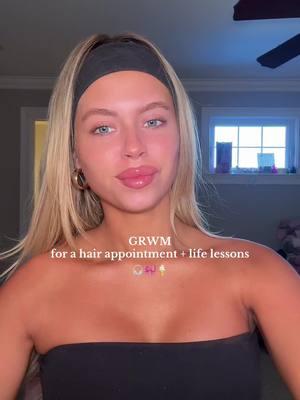 GRWM + life lessons 🧘🏼‍♀️🎧🎀 #grwm #fyp #makeupinspo #lifelessons #lipcombo #girladvice #pamelaanderson #pamanderson #reading #advice #foryou #getreadywithme 