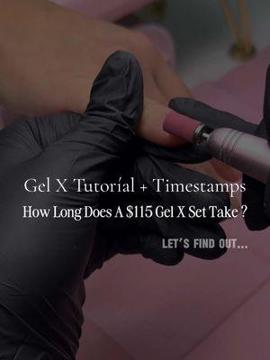 Gel X Tutorial | Price & Timestamps : Birthday Edition ✨ #gelxnailtech #gelxnails #gelxtutorial #gelxdesign #gelx 