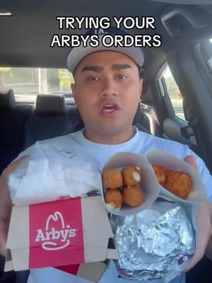 Trying your Arby’s orders! #fyp #foryou #fastfood #arbys #beef #sandwich #burger #cheeseburger #chicken #sandwich #tastetest #review #mukbang 