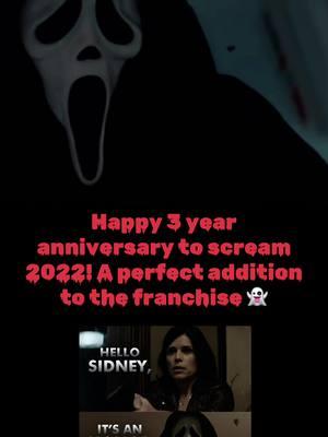 #scream #sidneyprescott #ghostface #horror #horrortiktok #scream5 #scream2022 #movie #screamedit #moviefacts #scarymovie 