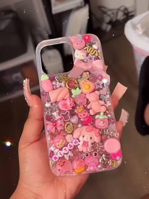 Pink junk case freestyle 💕✨ #fyp #nailtech #junkcase #iphonecase #phonecase #757nailtech 