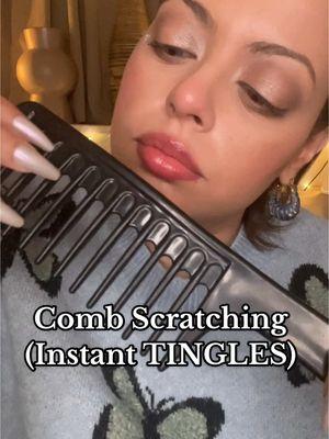 Comb Scratchng for Instant TINGLES  #foryou #fyp #foryoupage #asmr #asmrfyp #asmrfy #asmrforyou #asmrvideos #asmrsounds #asmrscratching #visualasmr #visualtriggers #asmrtriggers #asmrtok #asmrtiktok #asmrsounds #relax #relaxing #asmrtingles #personalattention #personalattentionasmr #peaceandsaraity 