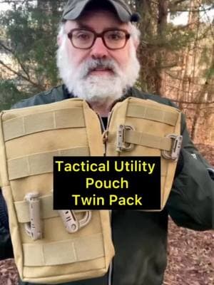 Tactical Utility Pouch Twin Pack  #utilitypouch #tacticalpouch #tacticalgear #gearorganizer #pouch #campinggear #hikinggear #campingessentials #hikingessentials #tacticalcosplay #airsoftgear #milsimgear #militarypouch #camping #ad #giftideas #TikTokShop #tiktokshopfinds #spotlightfinds #mollepouch 