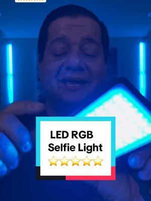 This  LED RGB Selfie Light is a must have if you are a content creator. This light has so many features built into one small portable light. Two thumbs up! 👍👍 #tinoreviews #techreview #techreviewer #gadgetreview #content #contentcreator #lighting #photography #photography101 #photographytok #ledlight #rgblight #ledrgblight #tiktokshopnewyearnewaura #spotlightfinds 