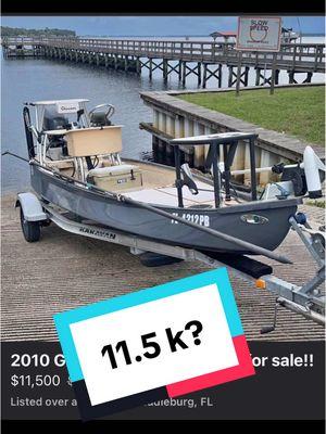 Priced right ?#christian #fypシ゚viral #freemanboatworks #foryoupageofficiall #flatsboats #fishing #centerconsole #valhallaboats #foryoupage #fypシ #bostonwhaler #facebookmarketplace #contenderboats #yellowfinboats #greenscreen 