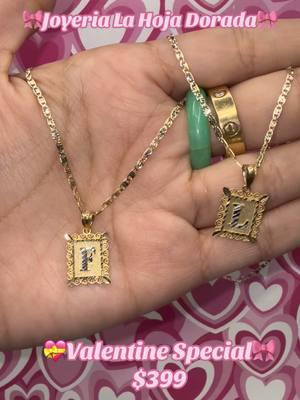 💐Valentines Day Specials till Feb. 14🎁 Pendant and matching chain 16” to 20” additional sizes available too 😘 ✈️we ship all over the US 📦  🥳1630 Spencer Highway  South Houston Texas 77587 #ValentinesDay #valentinesdayspecial #special #letter #oldskool #initial #initialpendant #valentinochain #tricolorchain #goldchain #gold #oro #orotiktok #cadena #cadenaoro #90s #90slook #2k #y2k #oro #gift #regalo #sanvalentin #pasadenatx #htown #joyerialahojadorada 