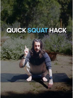 Improve your squat by restoring hip function! Start with this simple exercise to help you move and feel better. #SquatTips #HipHealth #painfree #hippain 