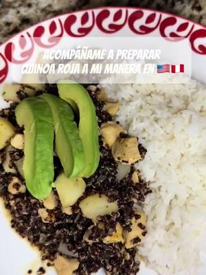 Guiso de quinoa con pollo a mi manera 🇵🇪🇺🇸#tiktokusa #viraltiktok #fyppppppppppppppppppppppp #larinaenusa #sigueme_para_mas_videos_asi #viralvideo #fypシ゚viral #peruavianfood #comidaperuana #recetafacil #buenazo #buenazo #guiso #quinoa #menuviral 