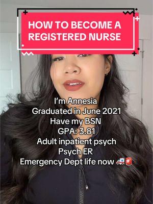 Wanna know how to become a registered nurse? Please chill with me & watch if you are interested in becoming a nurse! Save for later & ask any questions you have about nursing! 💕👩🏽‍⚕️🫶🏼#creatorsearchinsights #registerednurse #howtobecomeanurse #nursingschool #nurse #nursesoftiktok #nurselife #nursetok #nursetiktok #becomeanurse #nurseeducation 