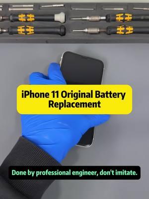 Restoring a Six-Year-Old iPhone 11 to Full Battery Health: Original Battery Replacement and Maintenance Tips Have you ever wondered how to give new life to an older iPhone, especially one that has been in service for six years? In this video, we take a close look at a well-preserved iPhone 11 and replace its exhausted battery with an official Apple battery. The phone's exterior may look brand-new, but internally, the battery health had dropped to 75%. If you rely on your phone to last through the day, dropping battery capacity can be frustrating. Fortunately, there is a solution: replacing your old battery with a genuine Apple battery can restore up to 100% health, improving standby time and overall performance. Throughout this detailed demonstration, we highlight each step that ensures a successful battery replacement. This includes removing the original screen with minimal damage, cleaning old adhesive strips, and installing fresh adhesive to regain water resistance. We also emphasize how to check for genuine Apple parts. Counterfeit batteries are everywhere, and you don't want to pay for a replacement only to discover later that it's an imitation battery. We show you exactly what official packaging and labeling should look like, including matching serial numbers and Apple diagnostic tools that link the battery to the phone's main board. Running the official diagnostic not only confirms the authenticity of the battery, but it also ensures that your phone's software recognizes the new part as genuine. After reassembly, you'll see how to verify the restoration of water resistance and confirm a seamless fit. Beyond the battery itself, we also demonstrate how to clean out dust and lint from the charging port and speaker grills. This easy maintenance step can enhance audio clarity, improve charging port reliability, and keep your phone looking as pristine as the day you bought it. Whether you're interested in DIY maintenance, original Apple parts, or simply want to prolong the life of your device, this video covers everything you need to know about iPhone 11 battery replacement and routine device care. Hashtags: #iPhone11 #BatteryReplacement #OriginalAppleBattery #PhoneRepair #DIYRepair #BatteryHealth #iPhoneMaintenance #TechTutorial #GenuineParts #SmartphoneCare #WaterResistance #AppleDiagnostics #PhoneCleaning #RepairTips #GadgetCare 