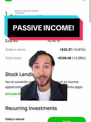 Replying to @Derrick Smith yes! If you own enough of a dividend stock you can get a share or more for free with the passive income they pay you! #miggysmalls #dividends #dividendinvesting #dividendstocks #passiveincome #passiveincomeportfolio #greenscreen 