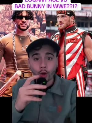 Logan Paul calls out bad bunny to a match in wwe! #loganpaul #badbunny #WWE #loganpaulwwe #WrestleMania #wwenews #wwefan #wrestletok 