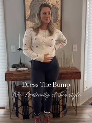 Pressing my luck to see how long I can go without wearing maternity clothes!  Outfit details are in my IG caption on this post!  #pregnancyootd #bumpstyle #pregnancyfashion #nonmaternitypregnancyclothes #womensfashion #julybaby 